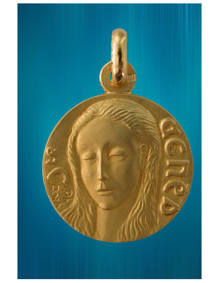 Médaille Saint patron en argent ou plaqué or