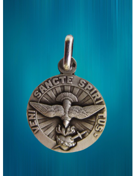 Médaille du Saint-Esprit en métal argenté