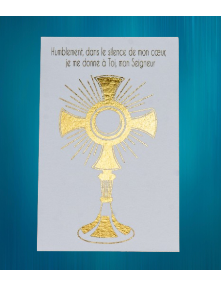 Image d'un ostensoir pour une communion ou profession de foi