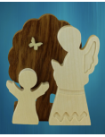 Wooden guardian angel