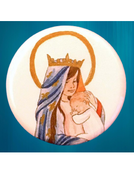 Magnet aimanté de la Vierge et l'Enfant