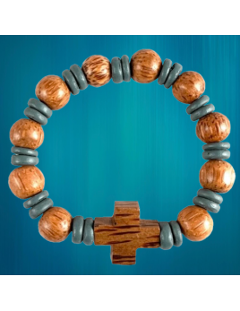 Bracelet dizainier en bois de cocotier