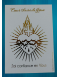 Image du Coeur-Sacré de Jésus, par l'atelier Térébenthine et Gomme arabique.